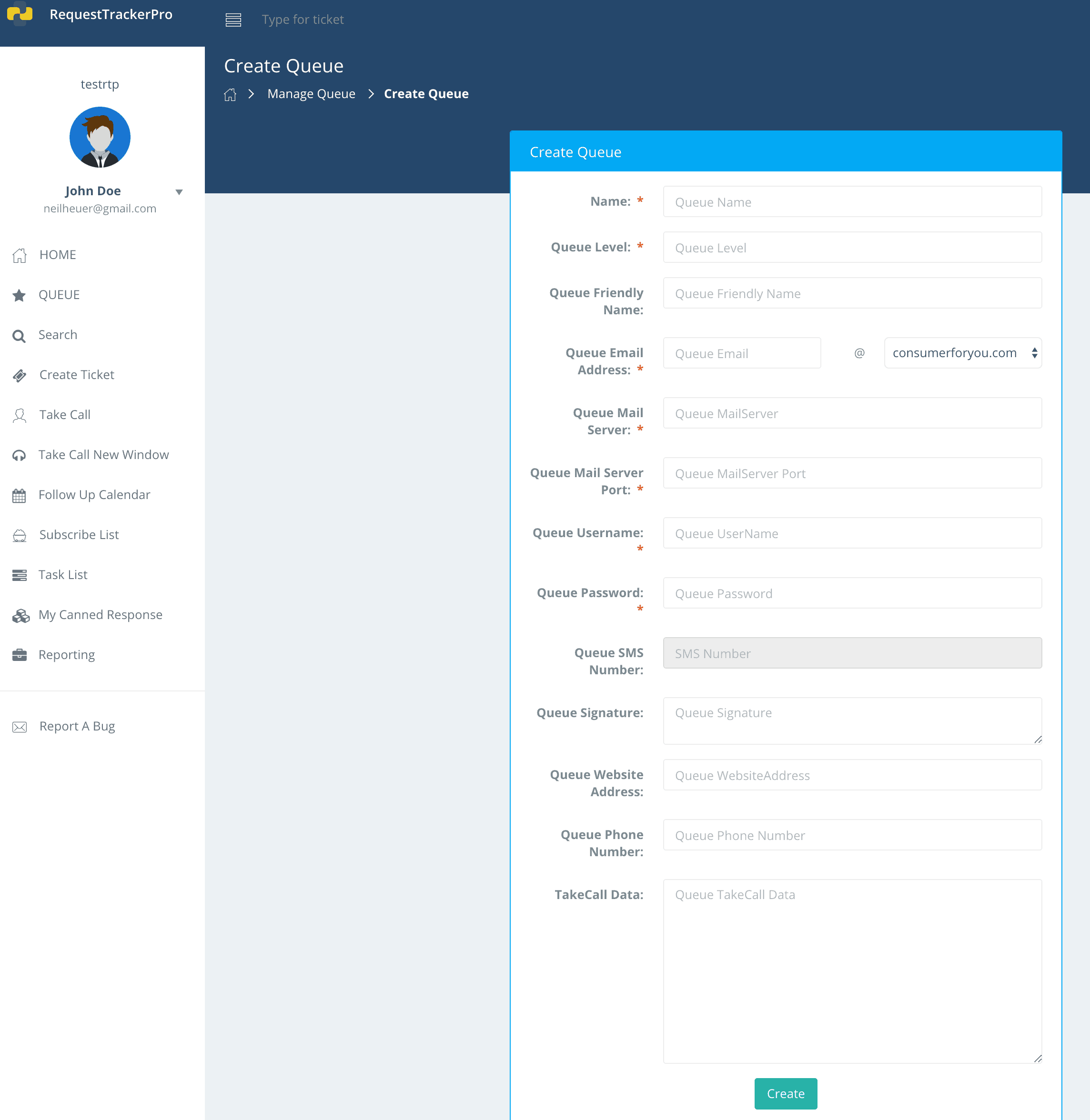 Managing Queues Request Tracker Pro