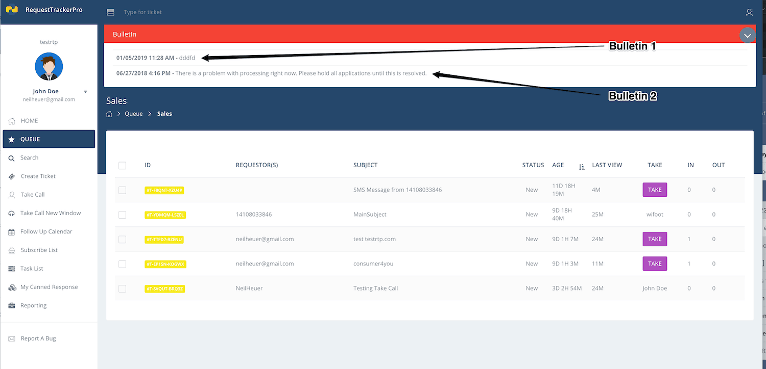 How To Create A Bulletin Request Tracker Pro